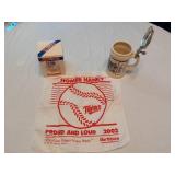Minnesota Twins Collectible Lot Including 1987 World Champions Stein, Collector