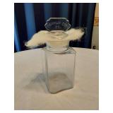 Franklin Caro Co. Glass Jar - Crack