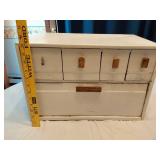 Metal Kitchen Bread Box with Drawers