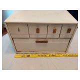 Metal Kitchen Bread Box with Drawers