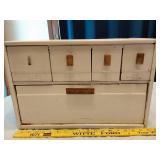 Metal Kitchen Bread Box with Drawers