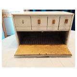 Metal Kitchen Bread Box with Drawers