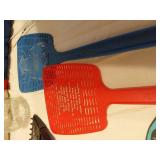Trash Can, Fly Swatters, and Miscellaneous Items