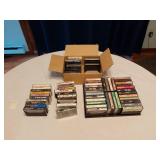 Cassette Tapes Including Artists Like Aaron Neville, Reba McEntire, Lionel Richie, Stevie Nicks and Kenny Rogers