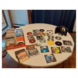 CDs and Software Including Music and Games Including Some Empty Cases
