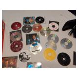 CDs and Software Including Music and Games Including Some Empty Cases