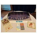 Vintage Morell Hams Calender 1947, Ice Follies Poster and Collectible Ephemera