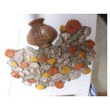 Anne Geddes Print, Vintage Tapestry, and Decorative Floral Wall Art