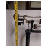 Vintage Chicago Scale Company Balance Scale with Weights 27" Tall