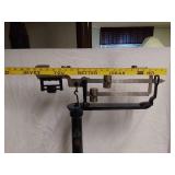 Vintage Chicago Scale Company Balance Scale with Weights 27" Tall