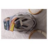 Tennis Rackets and Bell Helmet Lot