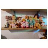 Dolls Including Cabbage Patch and Various Others