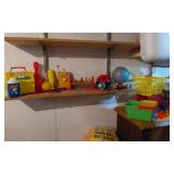 Toys Collection Including Snoopy Lunchbox, Globe, and More