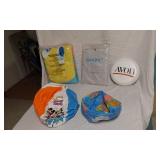 Tweety Micro-Raschel Throw, Cool Girls Inflatable Chair, and Avon Frisbee with Accessories
