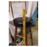Wooden Clothes Drying Rack and Bar Stool