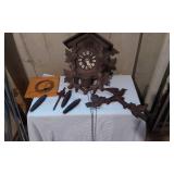 Cuckoo Clock with Weights and Pendulum