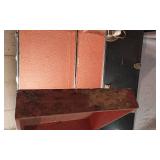 Vintage Metal Trunk with Divided Interior
