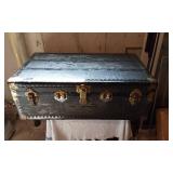 Excelsior Lock Antique Steamer Trunk - No Key