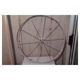 Large Metal Wagon Wheel 2" x 36"