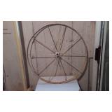 Large Metal Wagon Wheel 2" x 36"