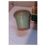 Frankoma A6 Green Ceramic Planter and Other Planters