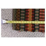 Handwoven Wool Textile Rugs One is about 66" long the other 67"