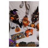 Halloween Decoration Set including Witches, Ghosts, and Pumpkins