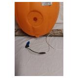 Large Light-Up Plastic Halloween Pumpkin Decoration