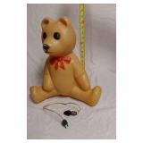 Vintage Bear Blow Mold Light with Cord and Bulb About 17" Tall