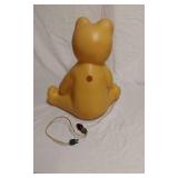 Vintage Bear Blow Mold Light with Cord and Bulb About 17" Tall