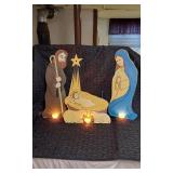 Nativity Scene Lighted Display