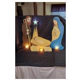 Nativity Scene Lighted Display