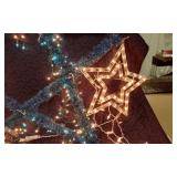 Christmas Light Decorations including Star, Bell, Santa and Reindeer