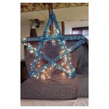 Christmas Light Decorations including Star, Bell, Santa and Reindeer
