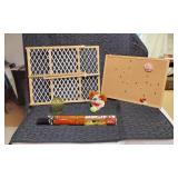 Evenflo Baby Gate, Cork Board, and Accessories