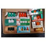 Vintage Christmas Light Bulbs Assortment