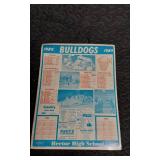 Hector Bulldogs Memorabilia Set including Sweater, Pennant, and Megaphone