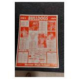 Hector Bulldogs Memorabilia Set including Sweater, Pennant, and Megaphone
