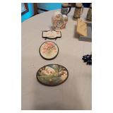 Avon Collectibles and Decor Items including Jewelry Box, Mugs, and Clock