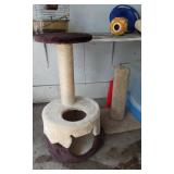 Pet Supplies including Bird Cage, Cat Scratching Post, and Litter Boxes