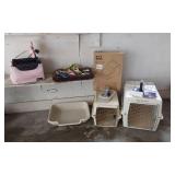 Pet Gear Easy Step II, Sky Kennel, and Kennel Cab II with Accessories, Leashes, and Clippers