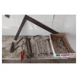 Hand Tools with Wrenches, Pliers, and Square