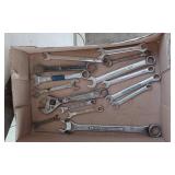 Hand Tools with Wrenches, Pliers, and Square