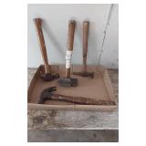 Lot of 4 Different Hammers