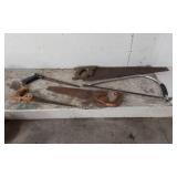 Lot of Hand Saws