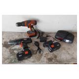 Coleman and Black & Decker Drill Set with Sony Dream Machine