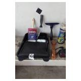 Lot of Used Automotive and Cleaning Supplies Including WD-40, Brake Parts Cleaner, and Detailer Wipes