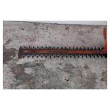 Remington Limb N Trim RM1425 Electric Chainsaw, Toro Electric Trimmer, and Black & Decker Hedge Trimmer