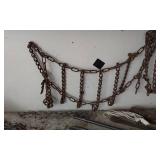Tire Chains, Tire Irons, crow Bar and Electrical Cords with Accessories