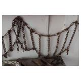 Tire Chains, Tire Irons, crow Bar and Electrical Cords with Accessories
